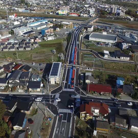 伊那市環状南線  完成写真